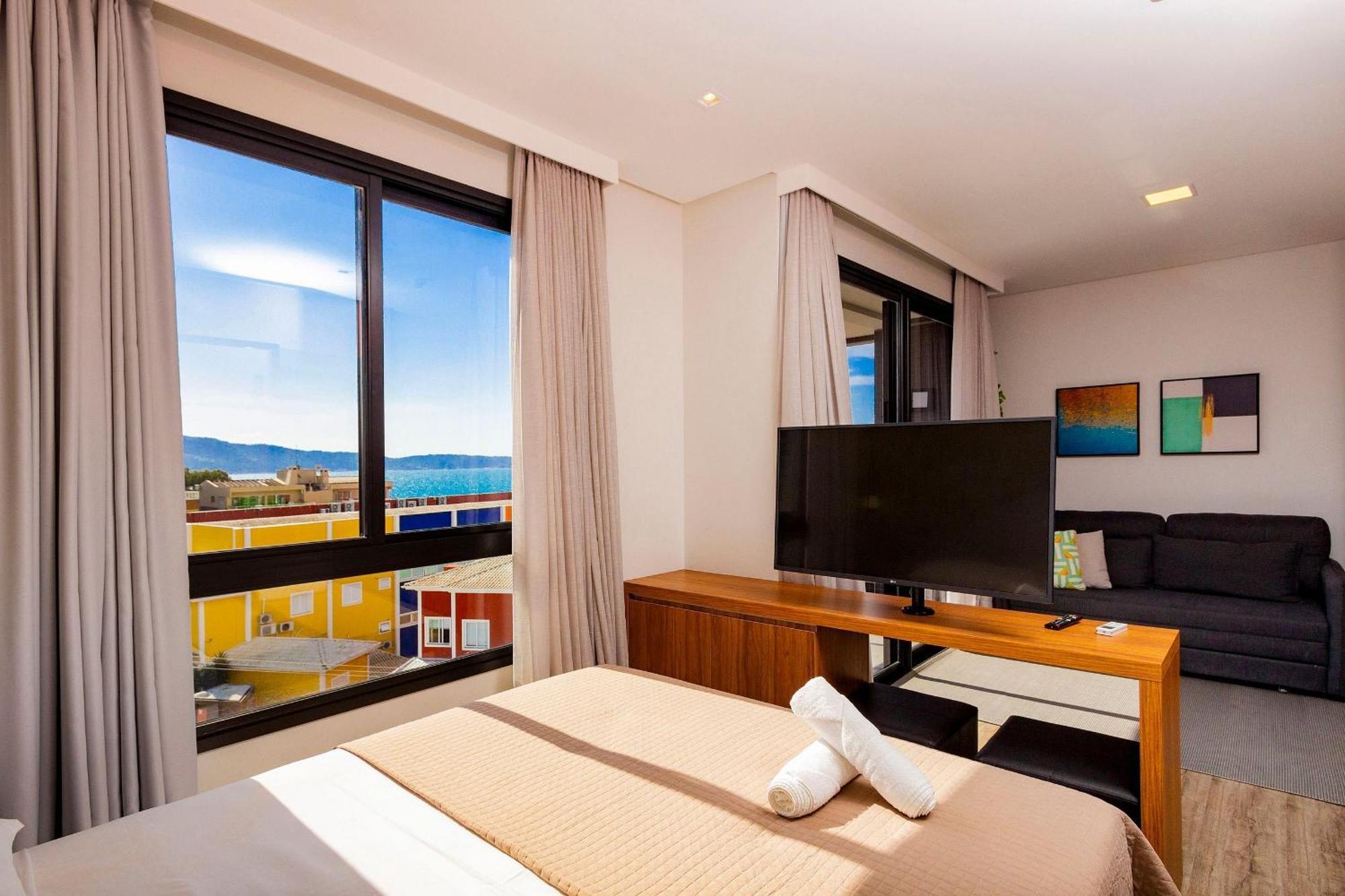 Aion Suites 302 - Lindo Apartamento Com Vista Para O Mar, A 60M Da Praia De Bombinhas, Com Piscina E Academia No Rooftop. Exterior foto