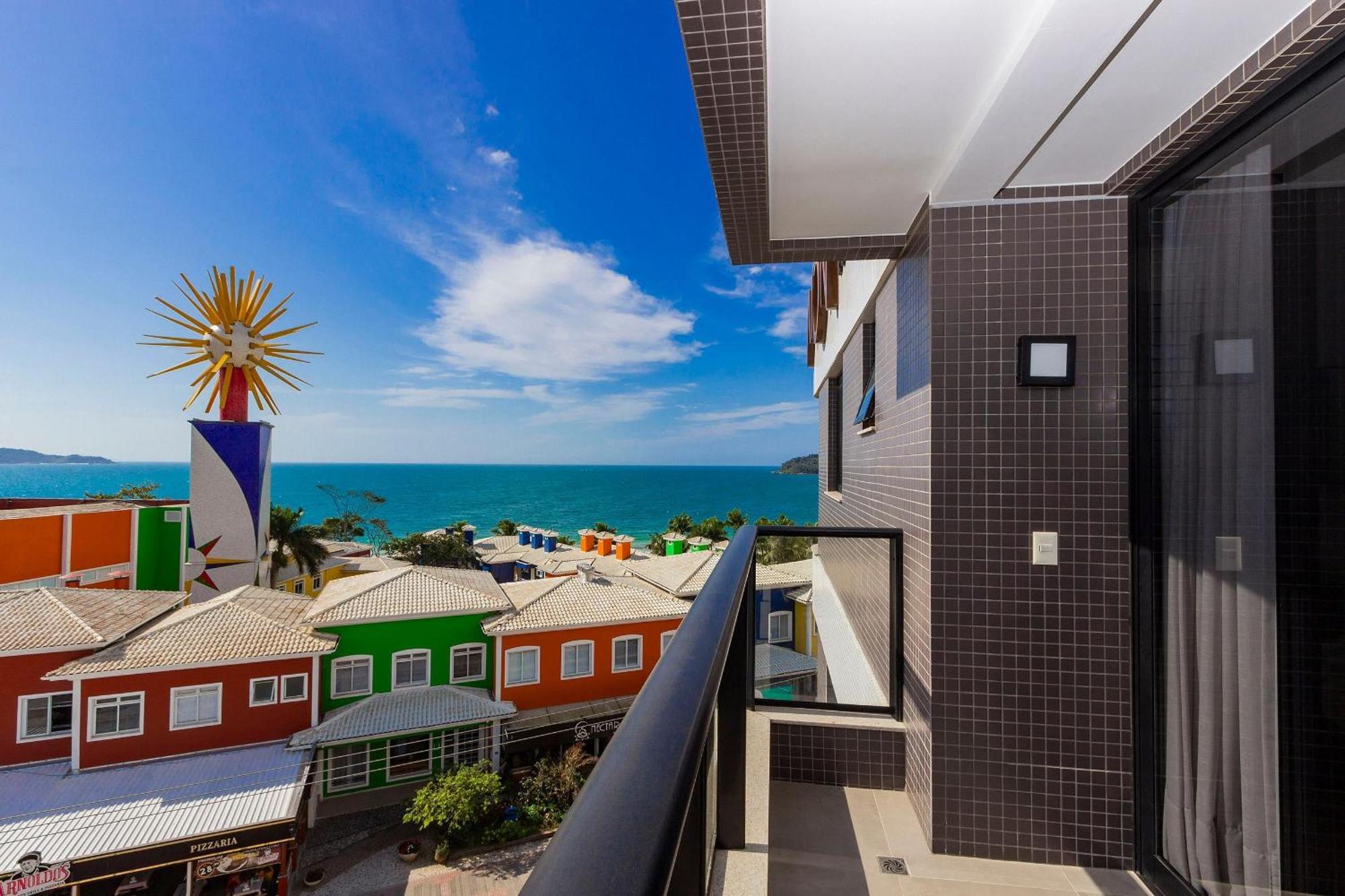 Aion Suites 302 - Lindo Apartamento Com Vista Para O Mar, A 60M Da Praia De Bombinhas, Com Piscina E Academia No Rooftop. Exterior foto